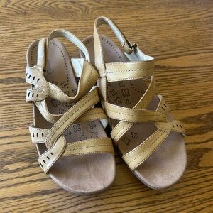 BareTraps Women's Strappy Sandals in Tan